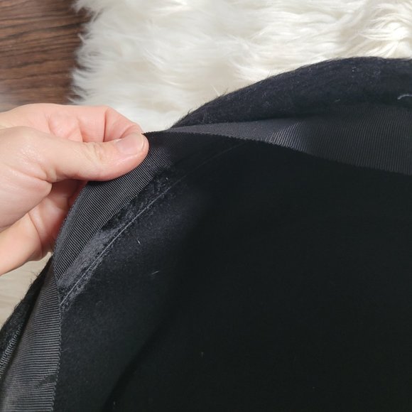 Vintage Black Womens Formal Hat Retro Classic Style Dressy Event Hat Ladies OS - Picture 4 of 8